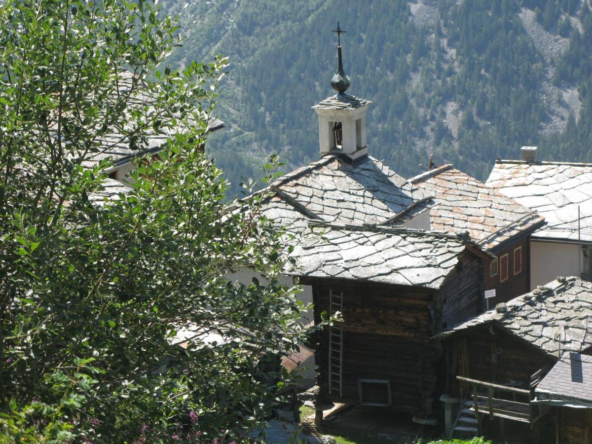 Alpia 26 - Zwei Zimmerwohnung In Traditionellem Walliser Haus Gasenried ภายนอก รูปภาพ